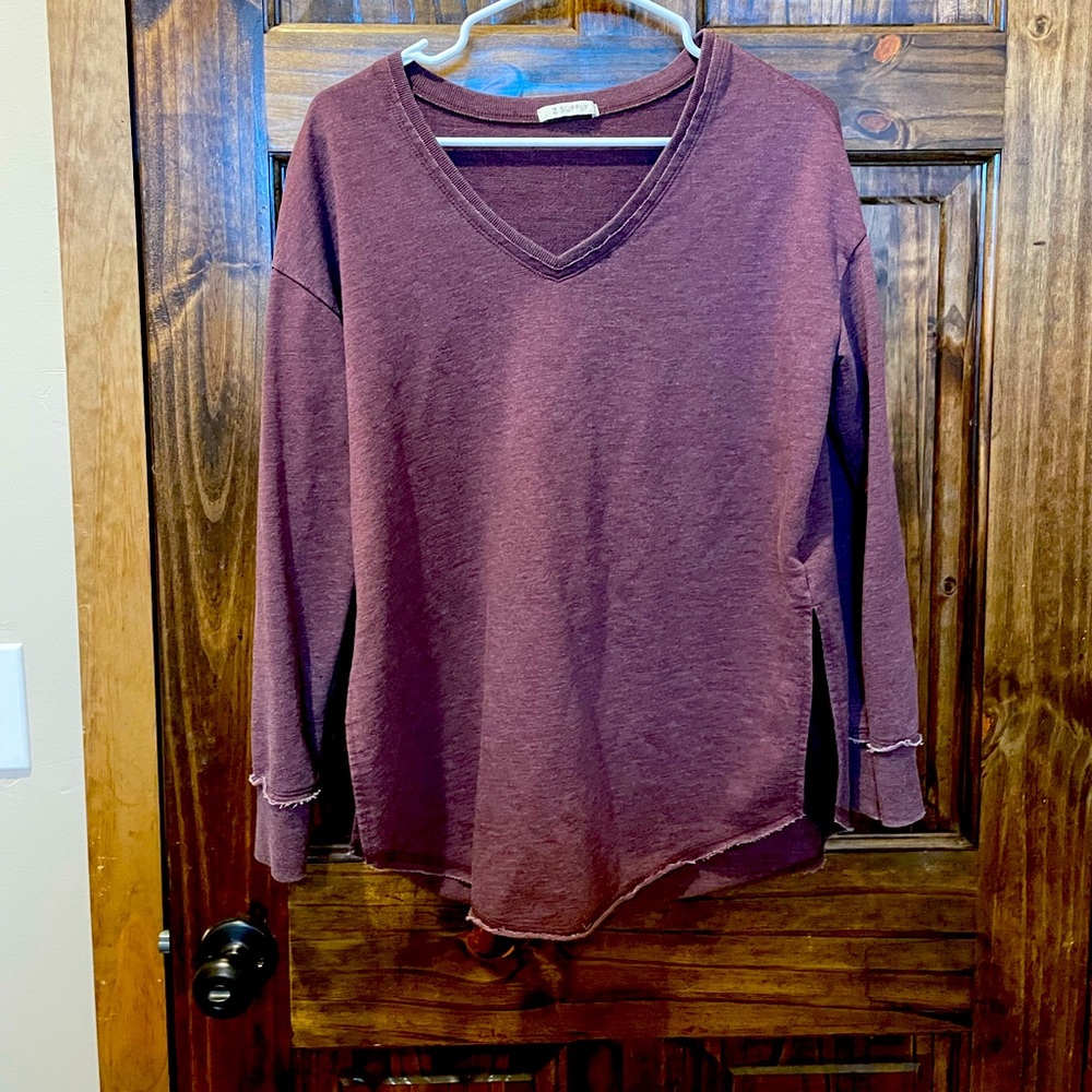 Z Supply maroon sweater